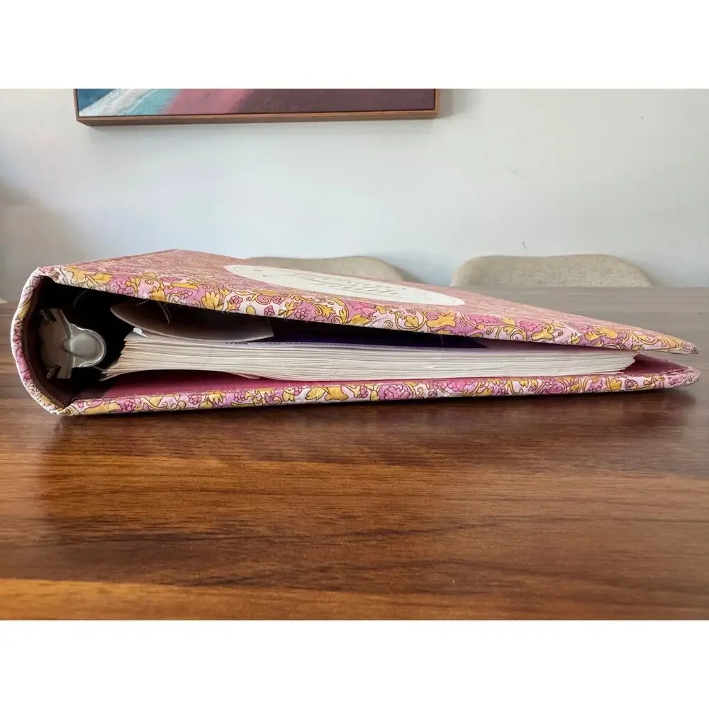 Vintage ‘80s Treasures of Truth Binder w/ Mead College Ruled Sheets of Paper
